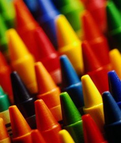 Modern crayons